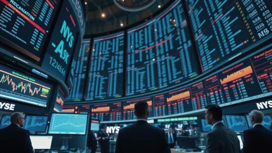 Nasdaq outperforms US stock markets on uneven Friday trading