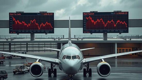 Stocks Dip Fuel Costs Pressure Aviation Sector
