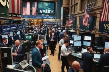 Mixed US Markets Trump Targets Fed Chair Again