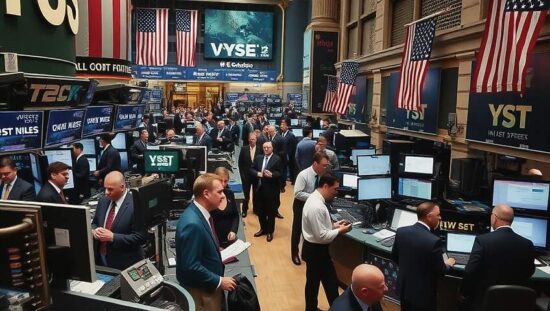 Mixed US Markets Trump Targets Fed Chair Again