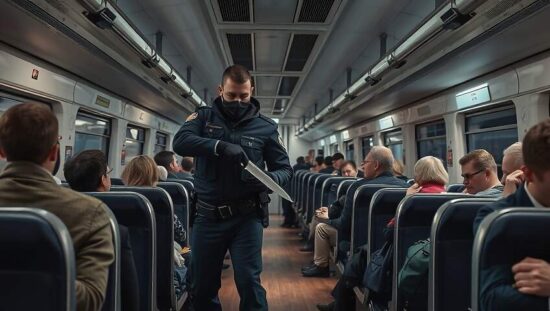 Masked Man Arrested With Knife on ICE Train from Cologne to Frankfurt