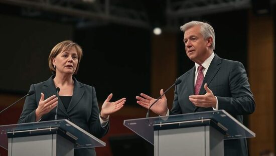 Schulze ready for TV showdown with far-right challenger Siegmund