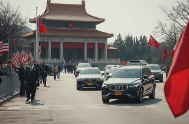 Trump Arrives In Beijing For Highly Anticipated State Visit