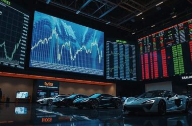 German Stock Market Plummets Midday Auto Sector Faces Pressure