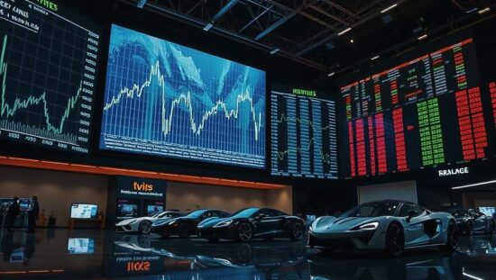 German Stock Market Plummets Midday Auto Sector Faces Pressure