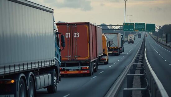 Truck Traffic Drops Slightly on German Autobahns in April