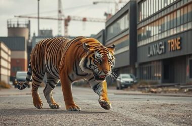 Leipzig Tiger Escapes Shooting Injures Person