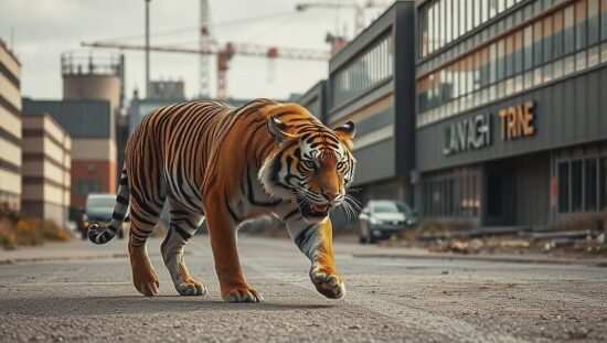 Leipzig Tiger Escapes Shooting Injures Person