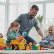 European Dads Focus on Fun Free Play Versus Constant Caregiving Roles